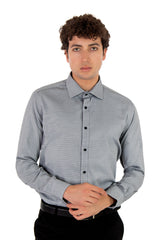 MOSAIQUE REGULAR TEXTURE SHIRT FORMAL FULL SLEEVE TEXTURE SHIRT